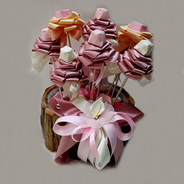 Satin Rose and Chocolate arrangement